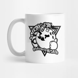 Kingpin Bowling Ball Welcome To The Alley Mug